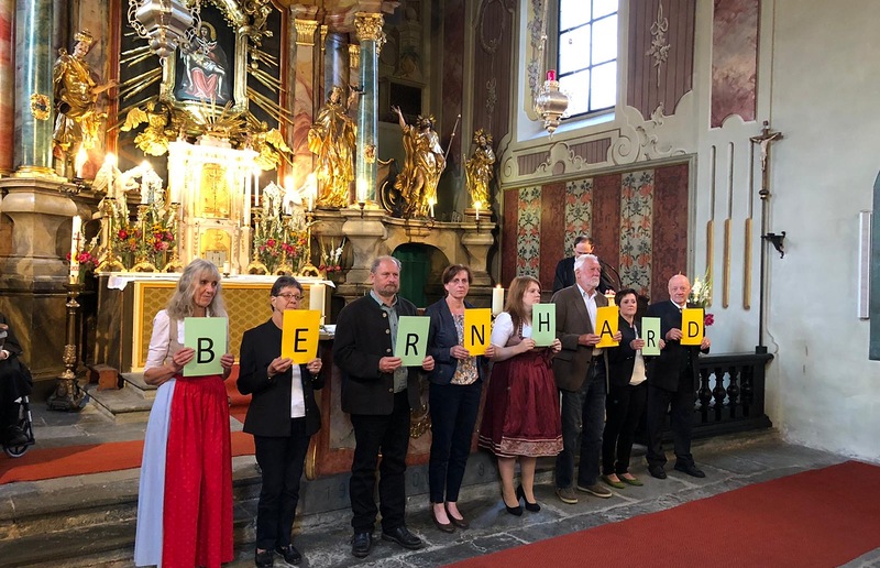 Abschied von Pfarrer P. Bernhard / Frater Rupert Schwarz OSB Pfarre Wildalpen